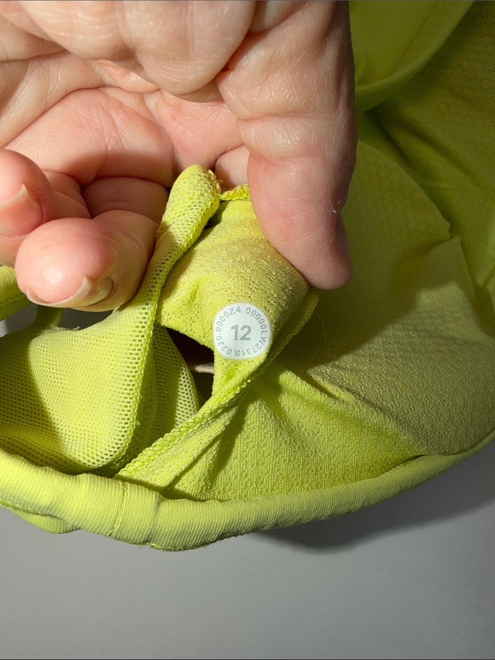 lululemon athletica Multi-Strap Sports Bra in Neon Yellow - Picture 6 of 7